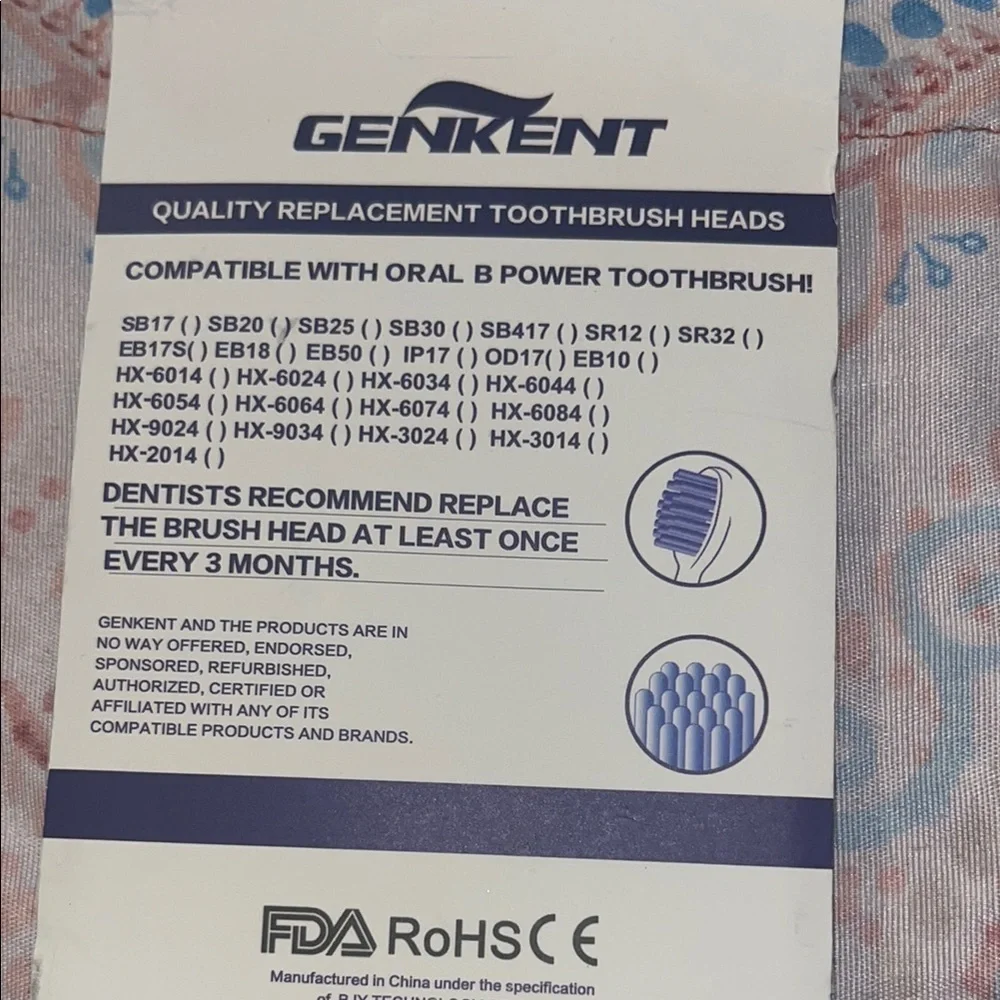 Genkent Replacement Toothbrush Heads-Oral B